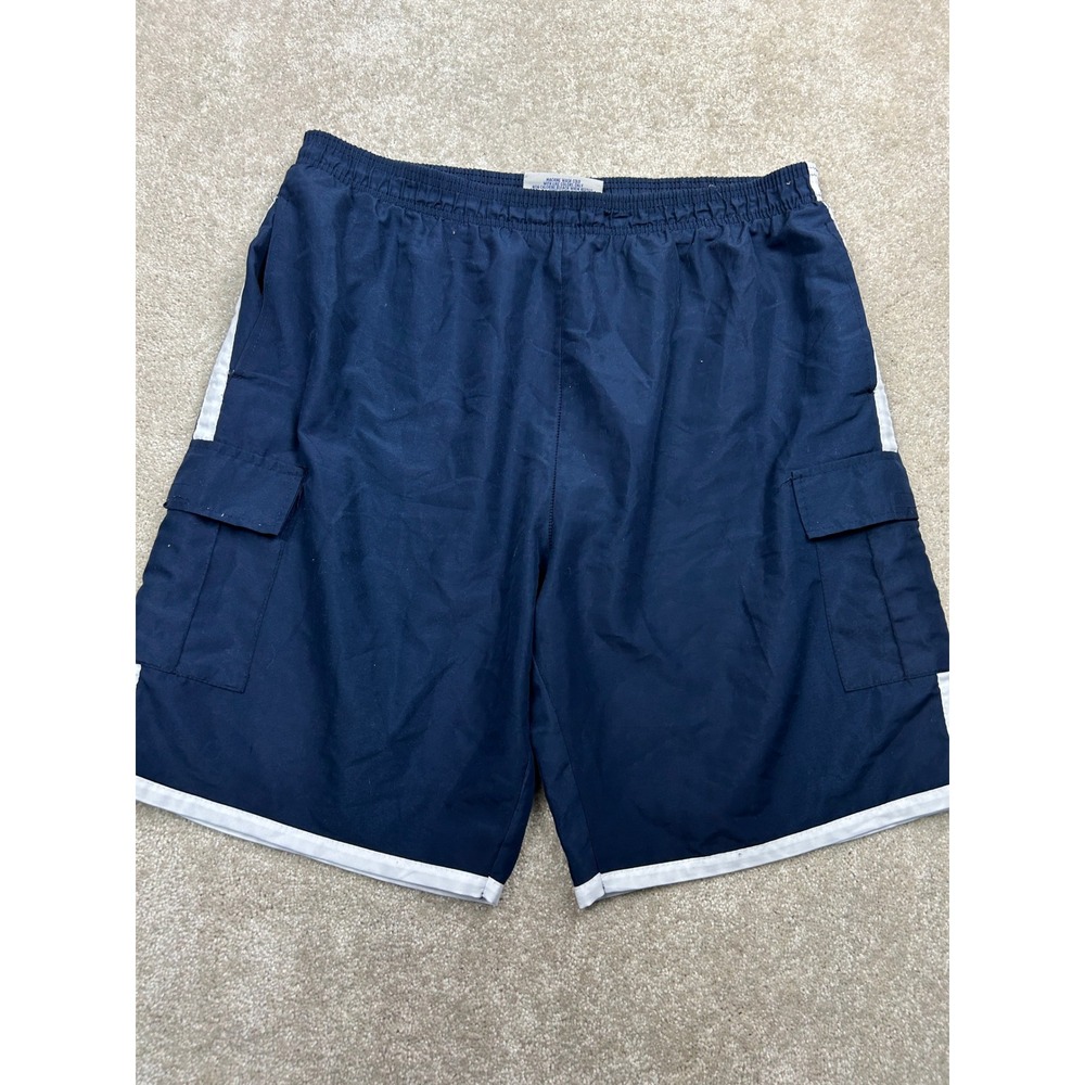 American Legend Outfitters Cargo Swim Trunks XXL Navy Sporty Gorpcore Retro